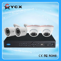 Nouveau produit, excellent kit 4CH P2P et POE NVR, système de caméra CCTV mégapixel HD